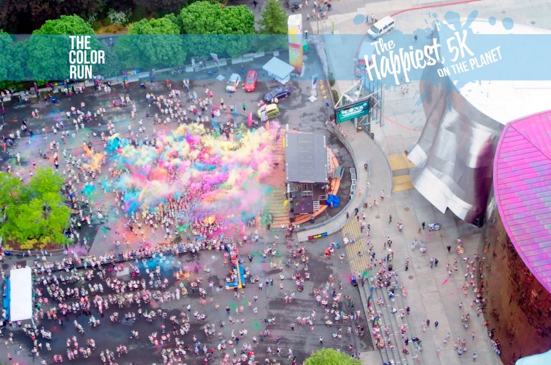 the color run · finish line